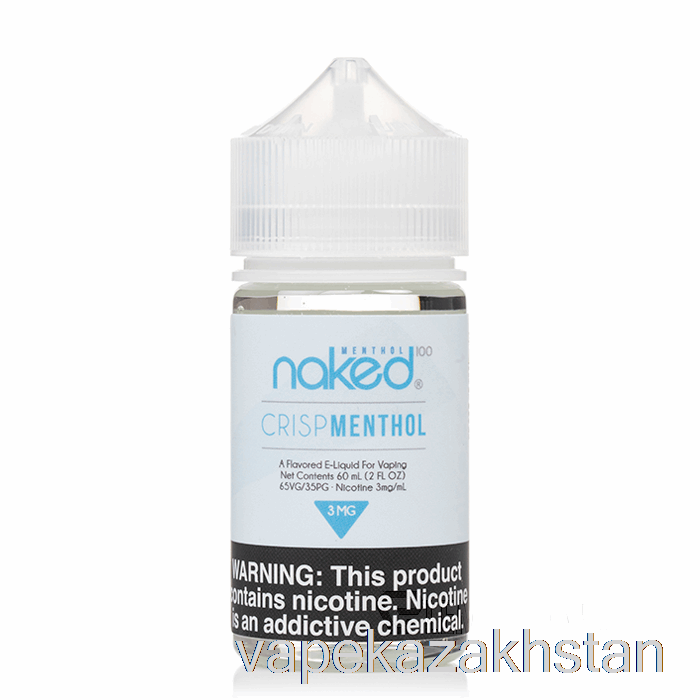 Vape Disposable Crisp Menthol - Naked 100 Menthol - 60mL 3mg